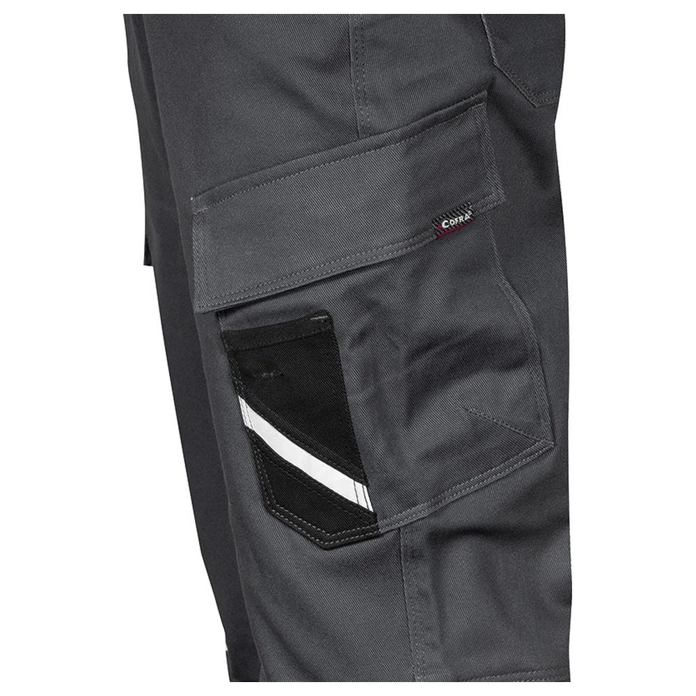 pantaloni cofra querrin v699 antracite/nero 2xs