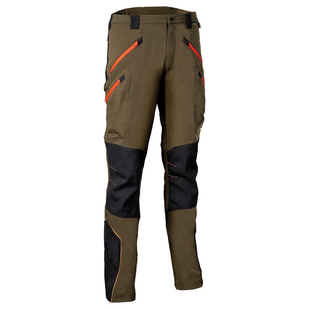 pantaloni cofra velten v621 fango/nero/arancio 44