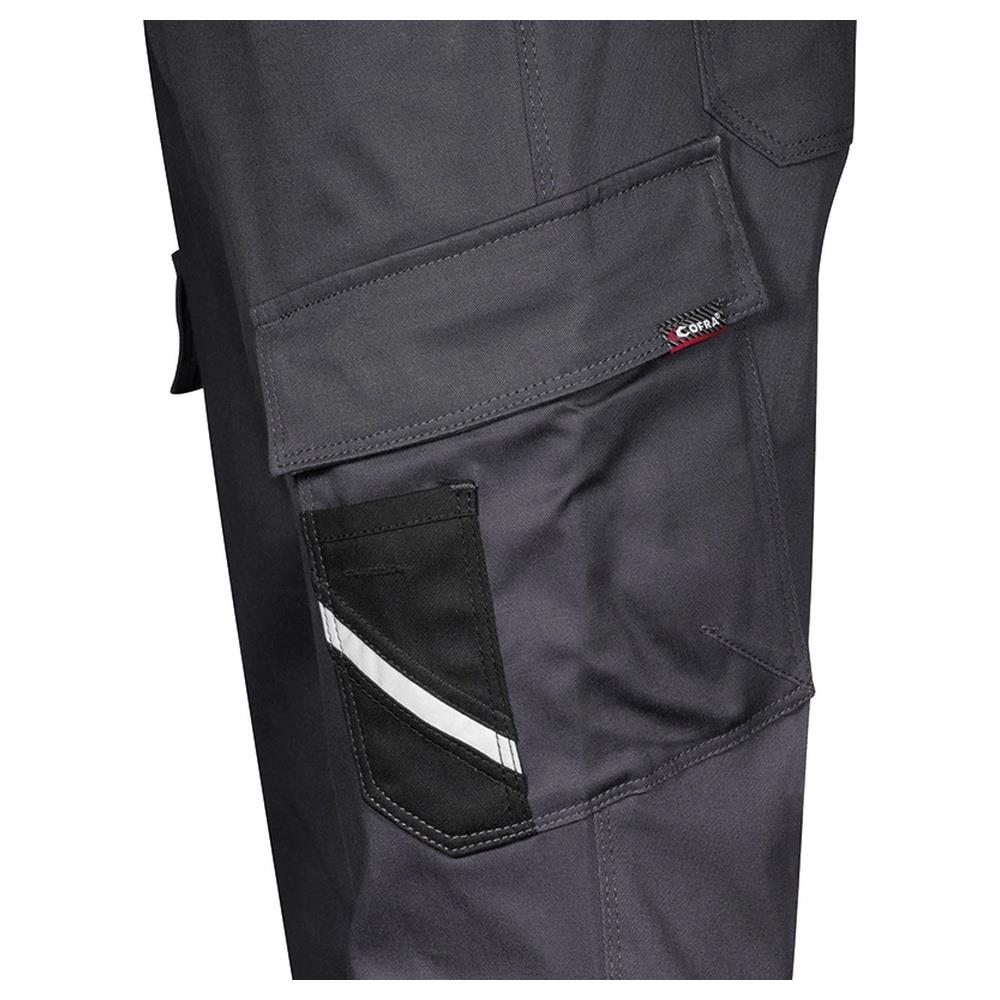 pantaloni cofra vidago v702 antracite/nero m