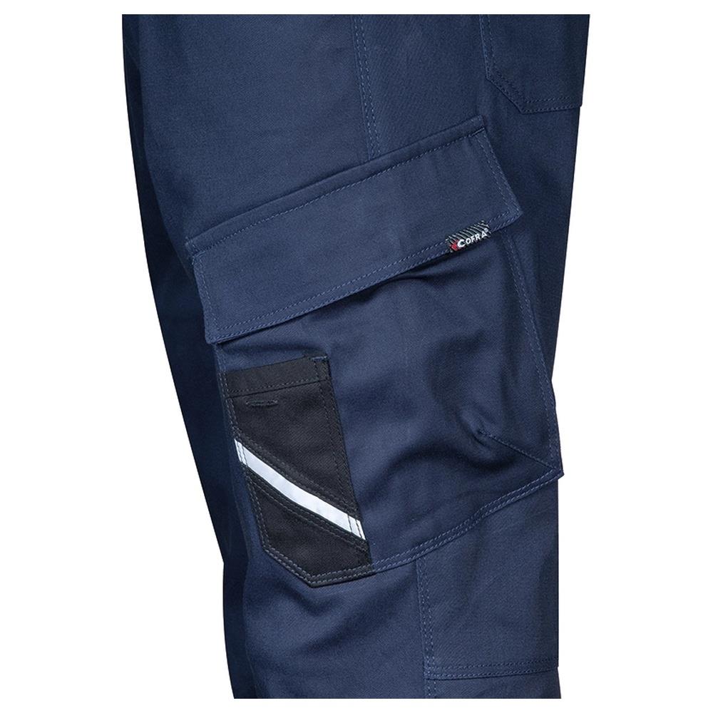 pantaloni cofra vidago v702 navy/nero m
