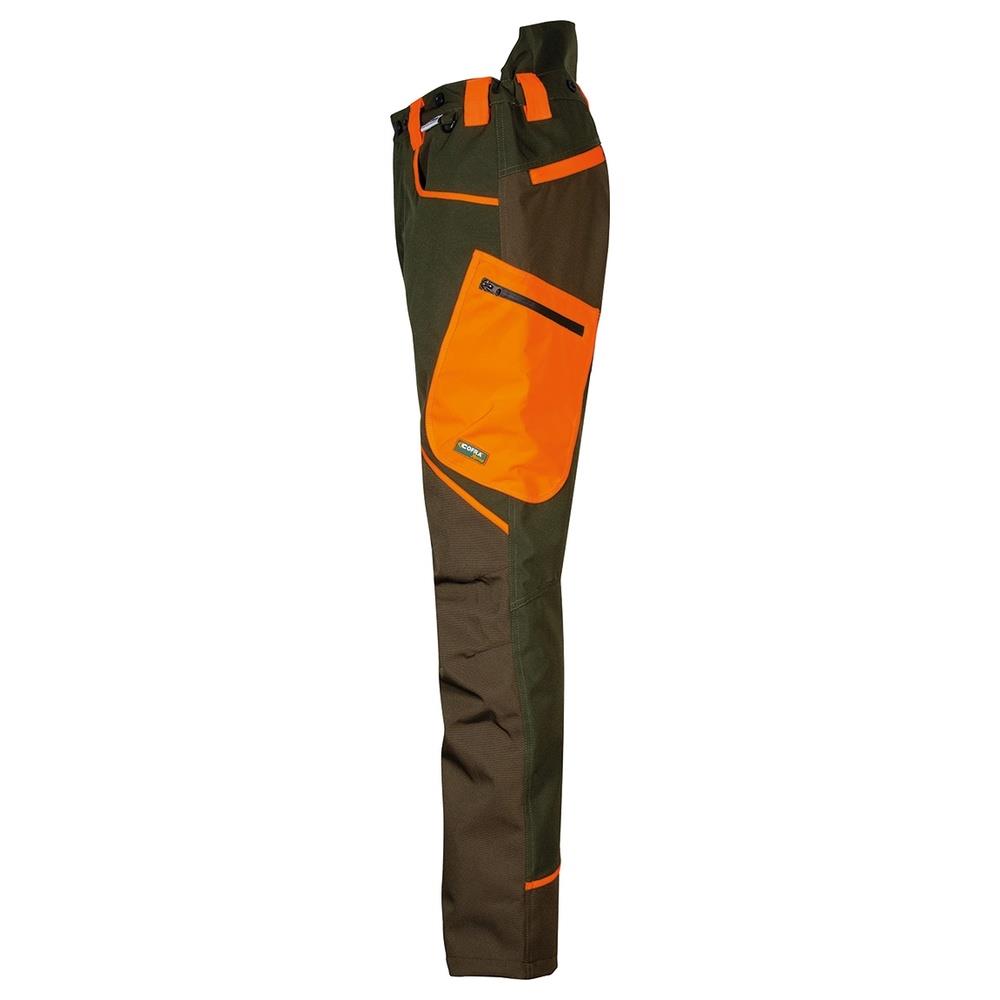 pantaloni cofra wittenau v540 fango/marrone/ara 44