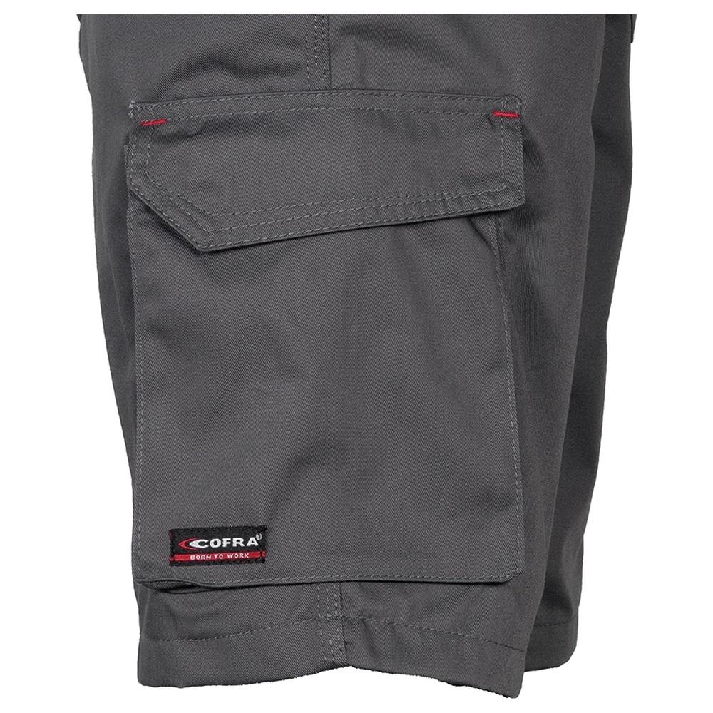 pantaloni corti bermuda cofra bissau v187 antracite s