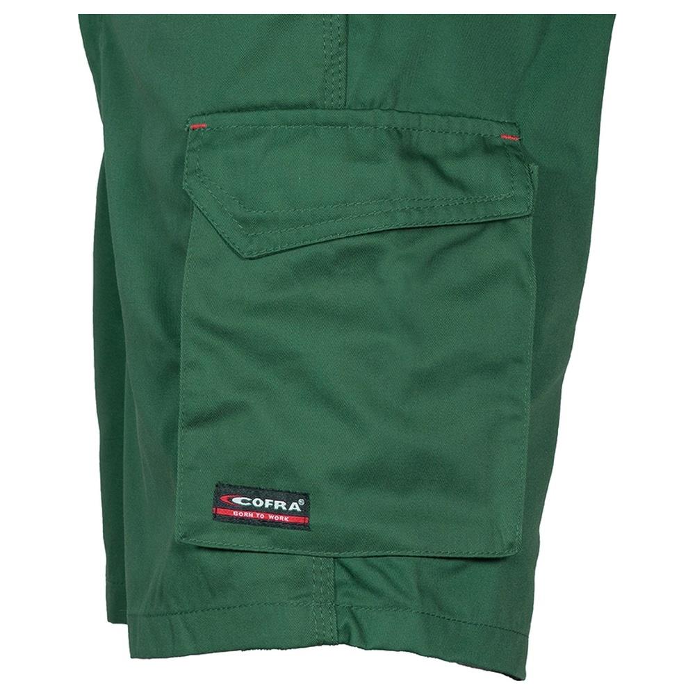 pantaloni corti bermuda cofra bissau v187 verde s