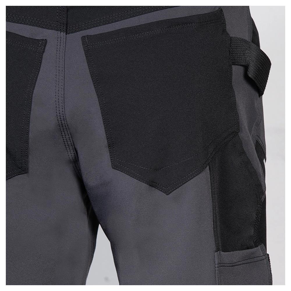 pantaloni corti bermuda cofra bortan v593 antracite/nero 44