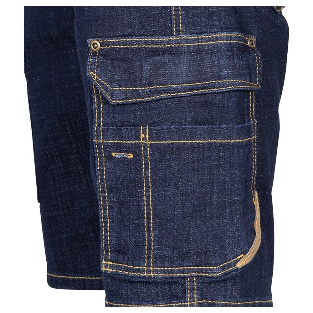 pantaloni corti bermuda cofra manacor v497 blue jeans 44
