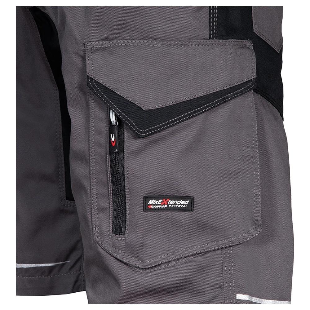 pantaloni corti bermuda cofra serifo v583 antracite/nero 44