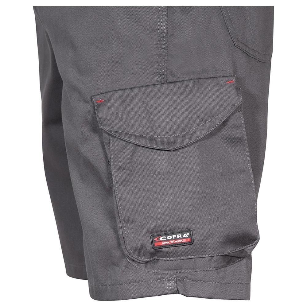 pantaloni corti bermuda cofra tile v068 antracite/nero 44
