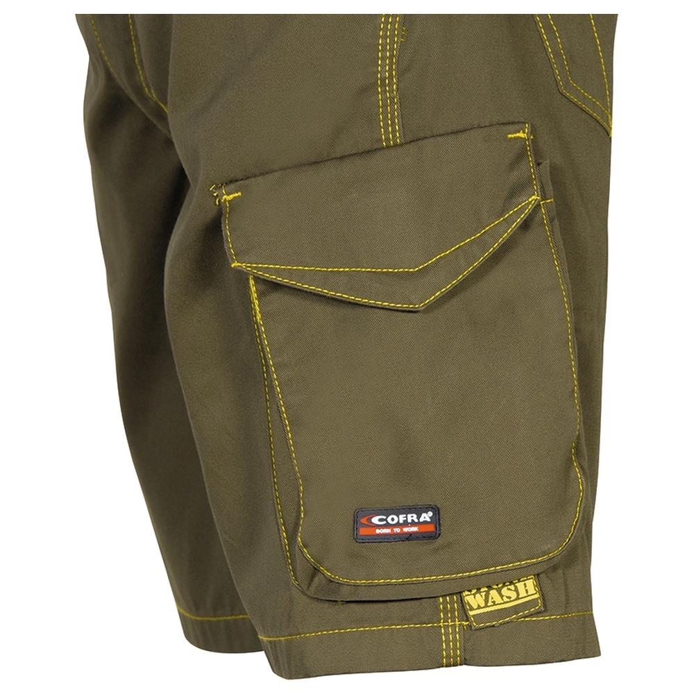 pantaloni corti bermuda cofra tile v068 fango/nero 44