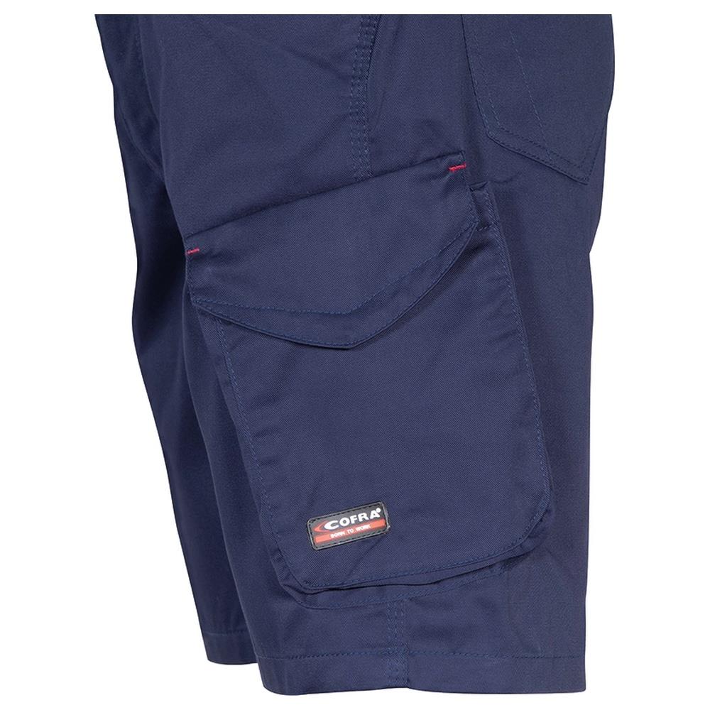 pantaloni corti bermuda cofra tile v068 navy/nero 44
