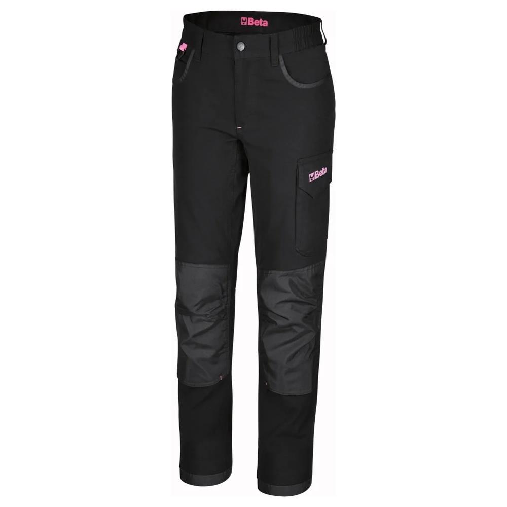 pantaloni da lavoro da donna multitasche in 100% cotone elasticizzato, 170g beta 7818ln