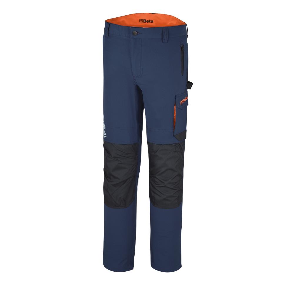 pantaloni da lavoro leggeri, multitasche elasticizzati slim fit beta 7660b xs