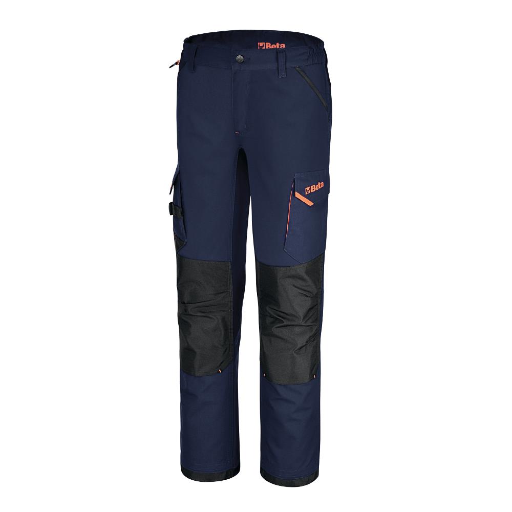 pantaloni da lavoro multitasche con inserti in tessuto elasticizzato beta 7818bl xs