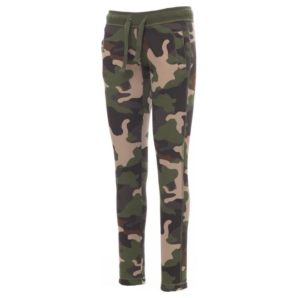 pantaloni donna payper college lady mimetico melange xs