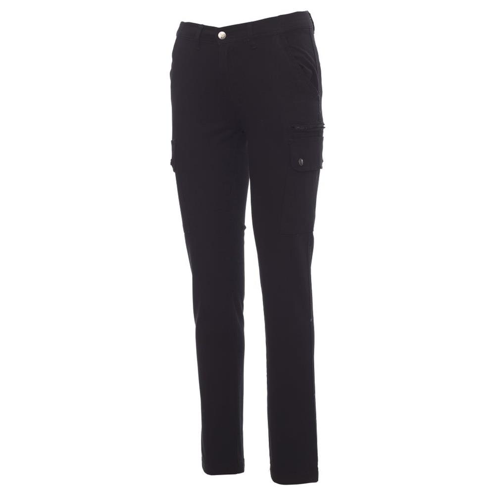 pantaloni donna payper forest stretch summer lady nero 38