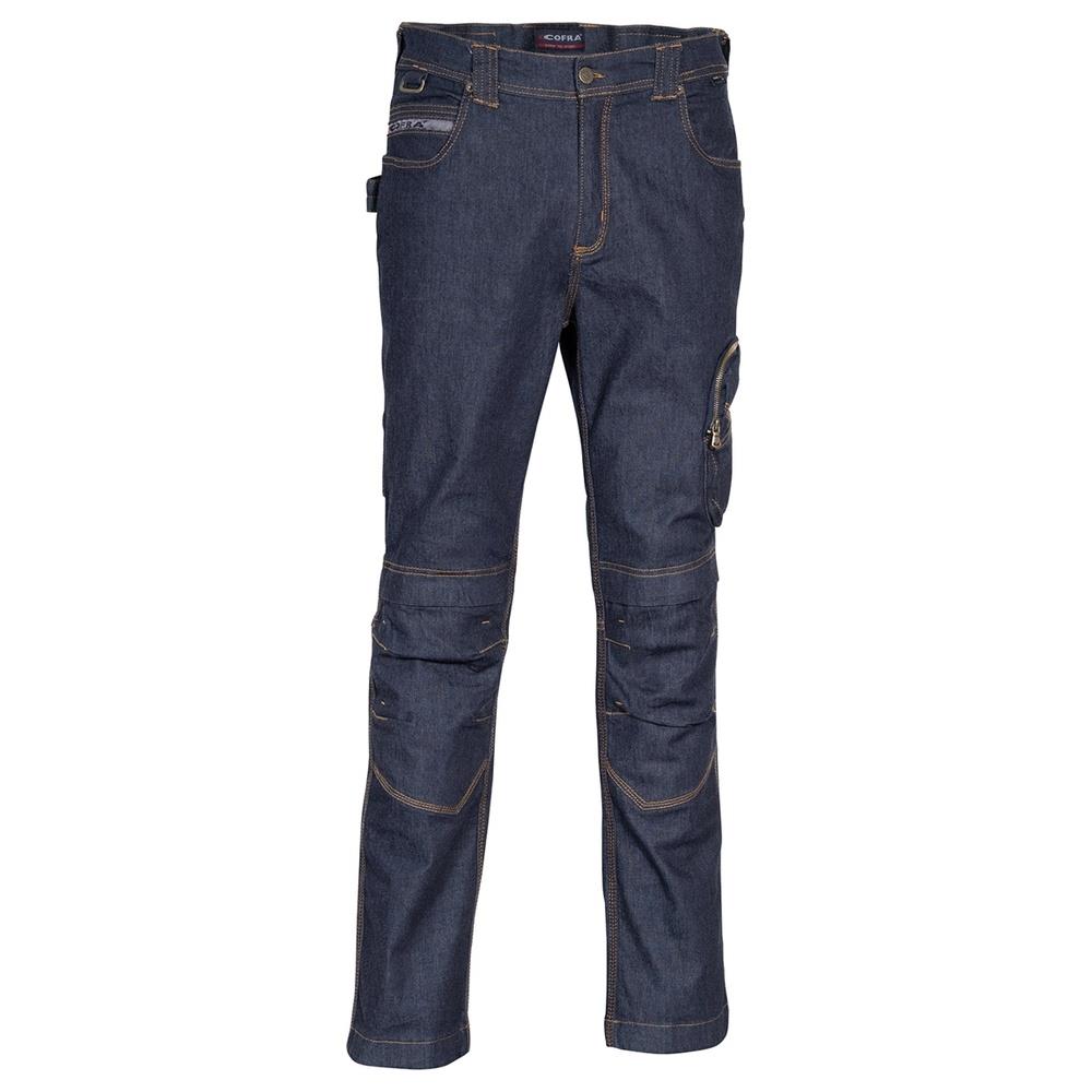 pantaloni jeans cofra durable v224 blu jeans 44