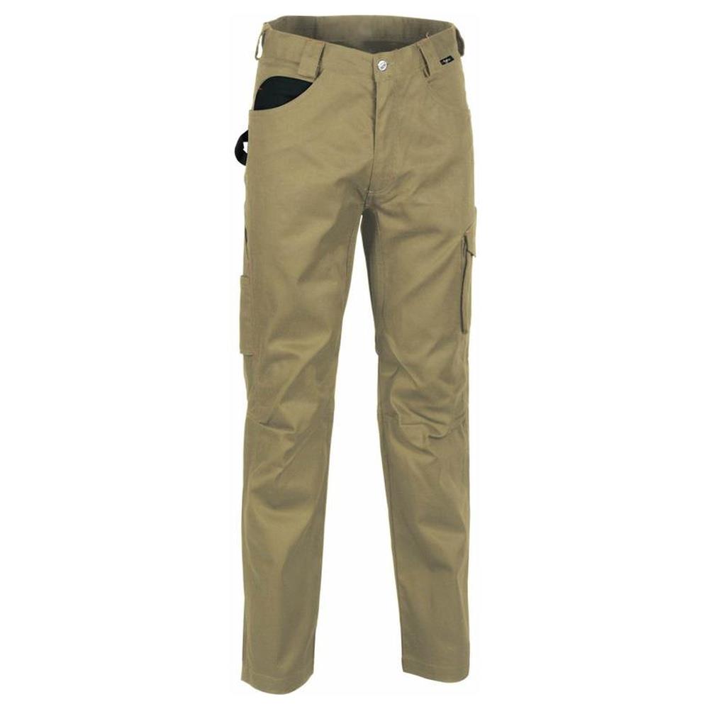 pantaloni multitasche cofra walklander v014-0 corda/nero 52