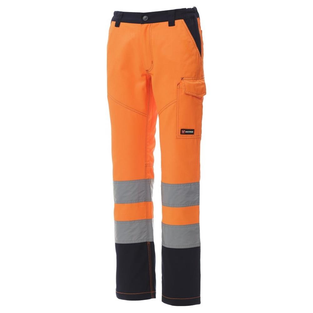 pantaloni payper charter lady arancione fluo/navy xs