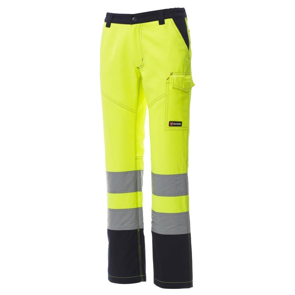 pantaloni payper charter lady giallo fluo/navy xs