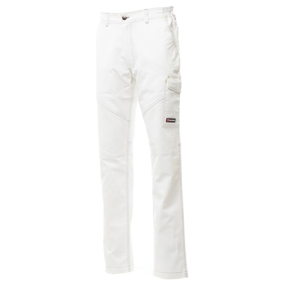 pantaloni payper worker bianco xxs