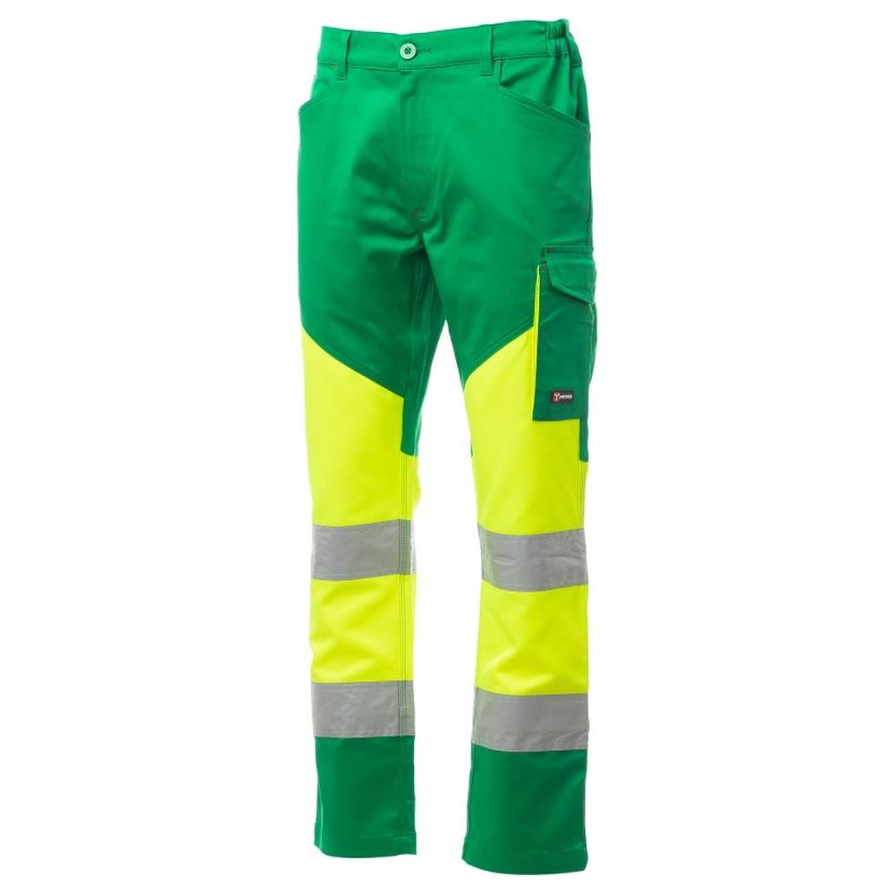 pantaloni payper working giallo fluo/jelly green xxs