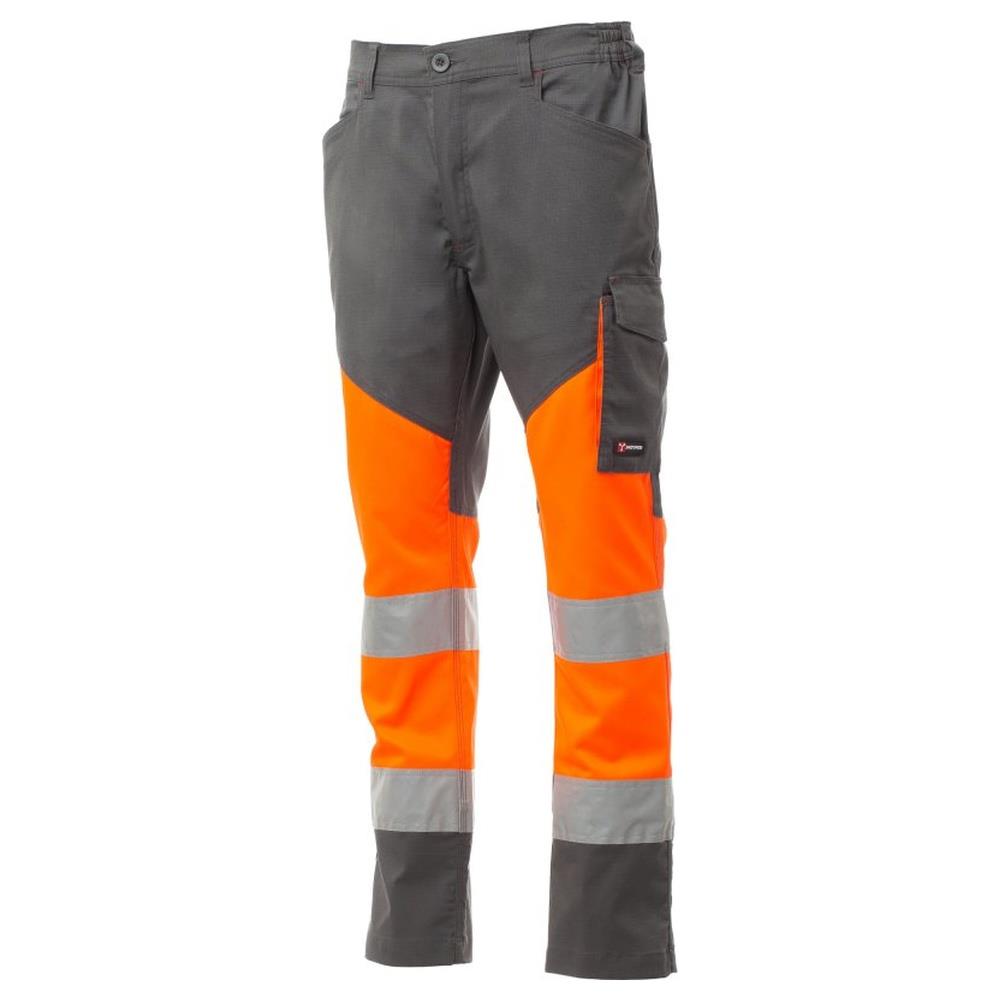 pantaloni payper working summer arancione fluo/smoke xxs