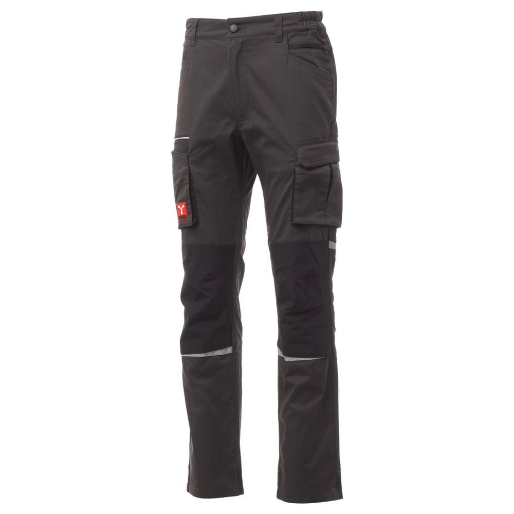 pantaloni stretch payper next 400 antracite/nero 42