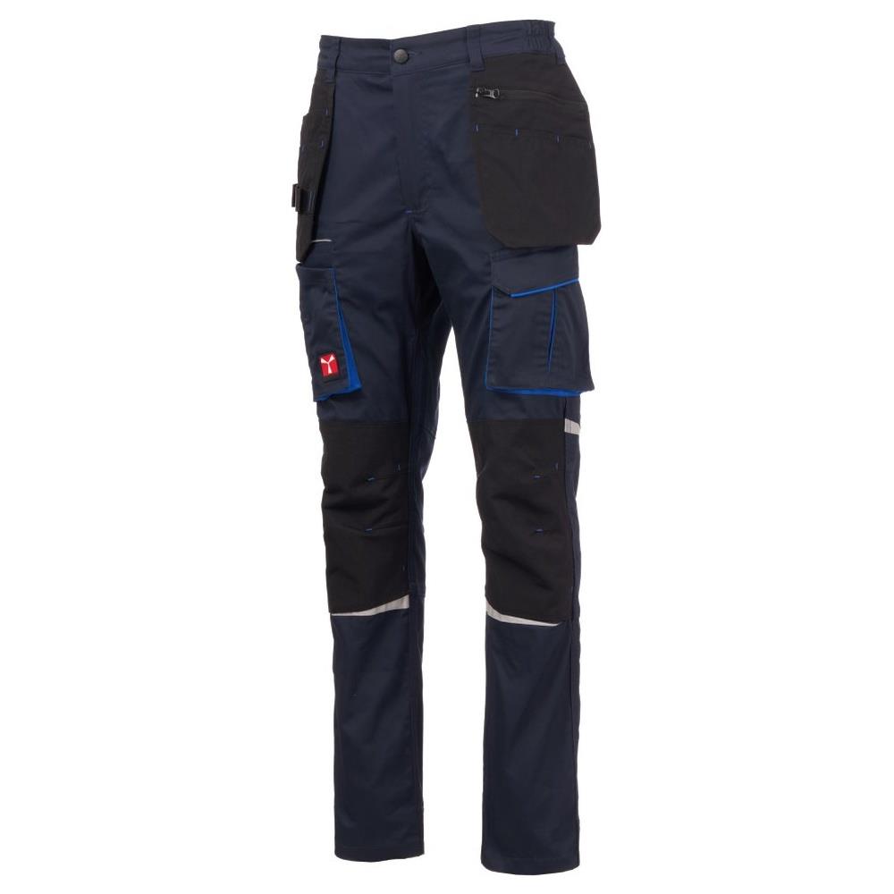 pantaloni stretch payper next 400 holster navy/nero 42