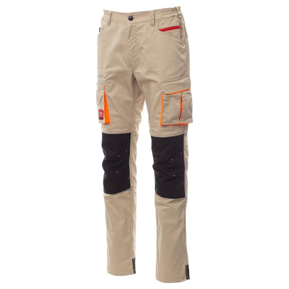 pantaloni stretch payper next 400 kaki/nero 42