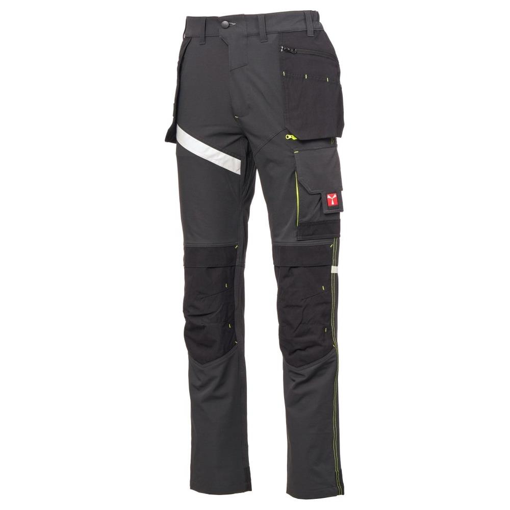 pantaloni stretch payper next 4w holster antracite/nero 42