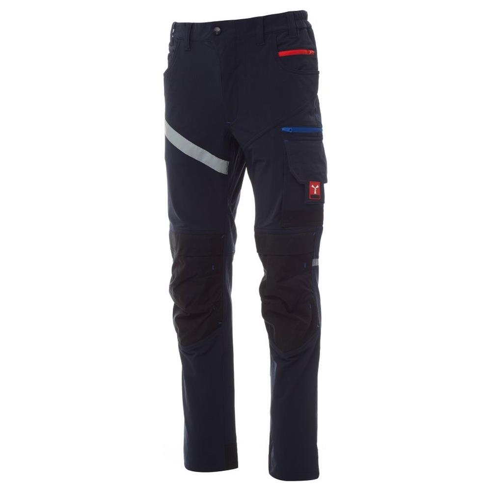 pantaloni stretch payper next 4w navy/nero 42