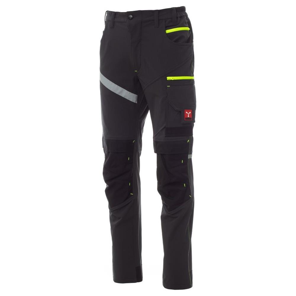 pantaloni stretch payper next 4w summer antracite/nero 42