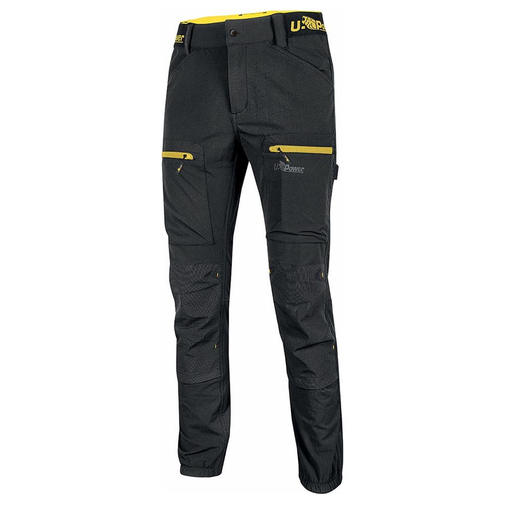 pantaloni u-power harmony fu281, estivi ed elasticizzati verde scuro 2xl