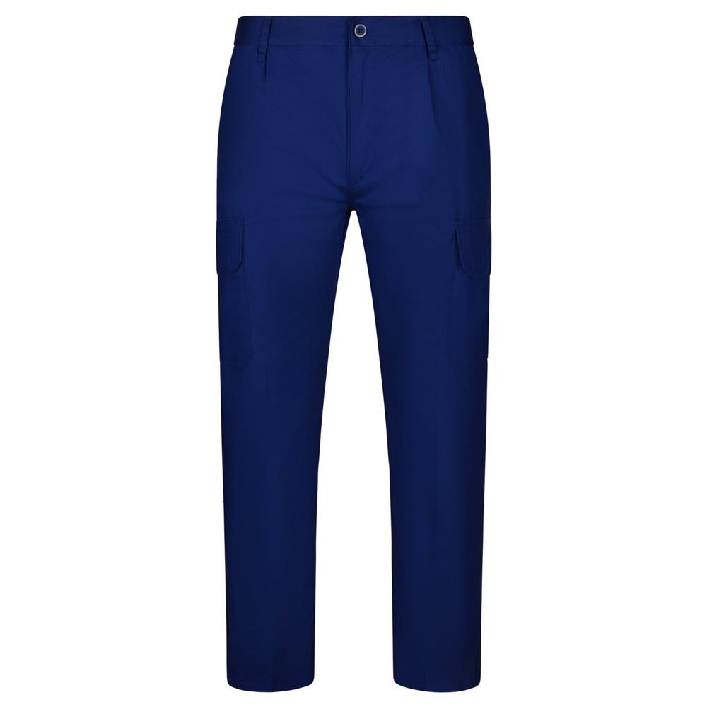 pantaloni velilla 100% cotone multitasche cod 103003 bluette 36