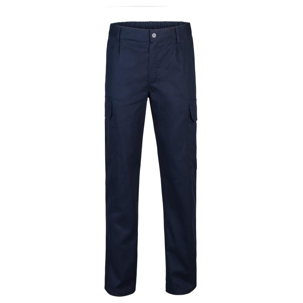 pantaloni velilla 100% cotone multitasche cod 103003 navy 36