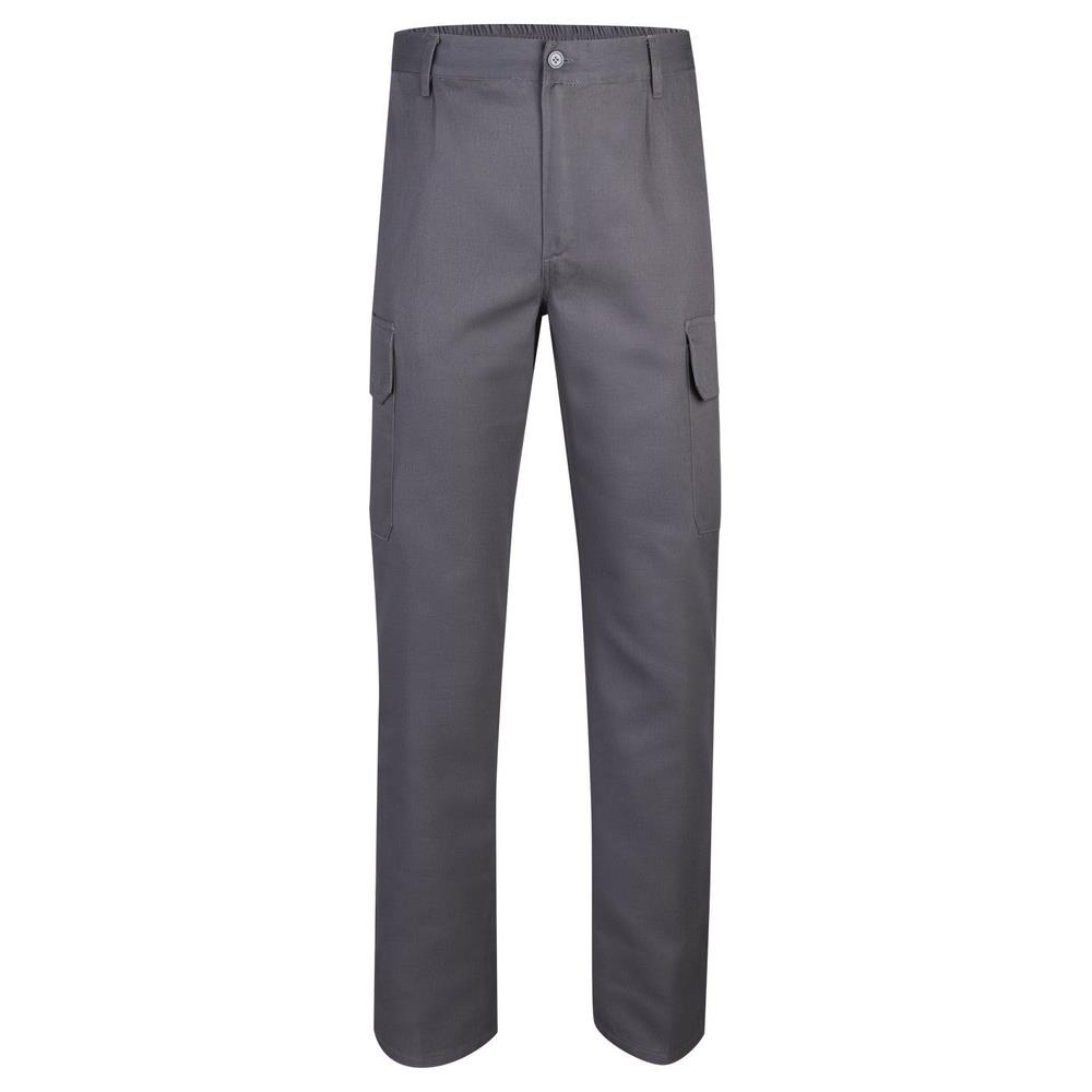 pantaloni velilla 100% cotone multitasche cod 103013 grigio 36