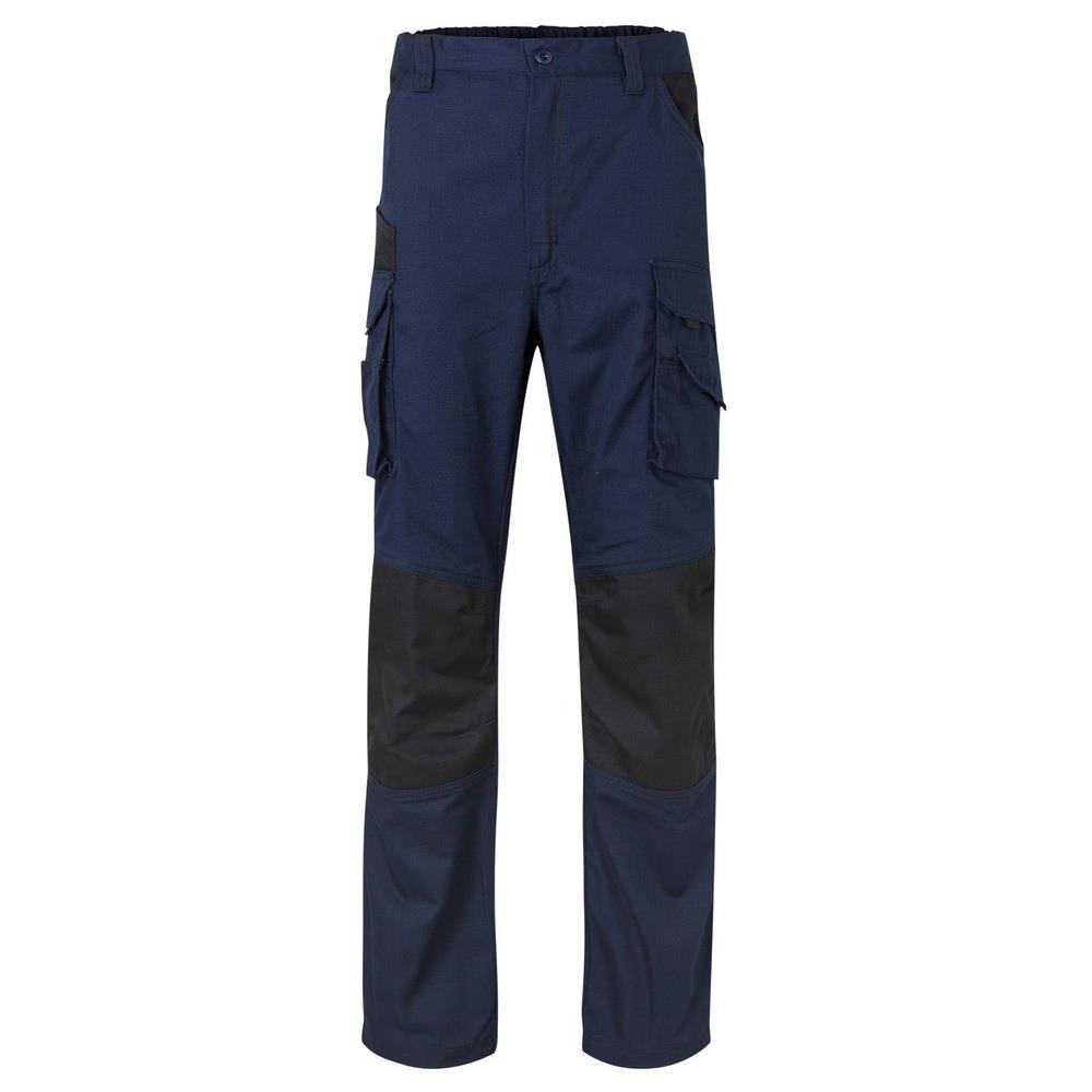 pantaloni velilla canvas multitasche solid match cod 103011b navy/nero s