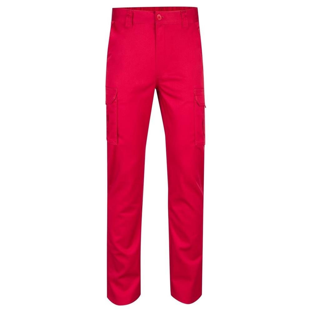 pantaloni velilla elasticizzati multitasche cod 103002s rosso 34