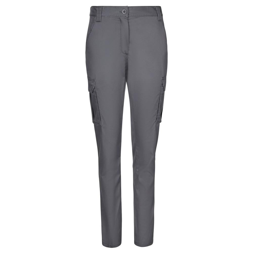 pantaloni velilla elasticizzati multitasche donn cod 103002sw grigio 34
