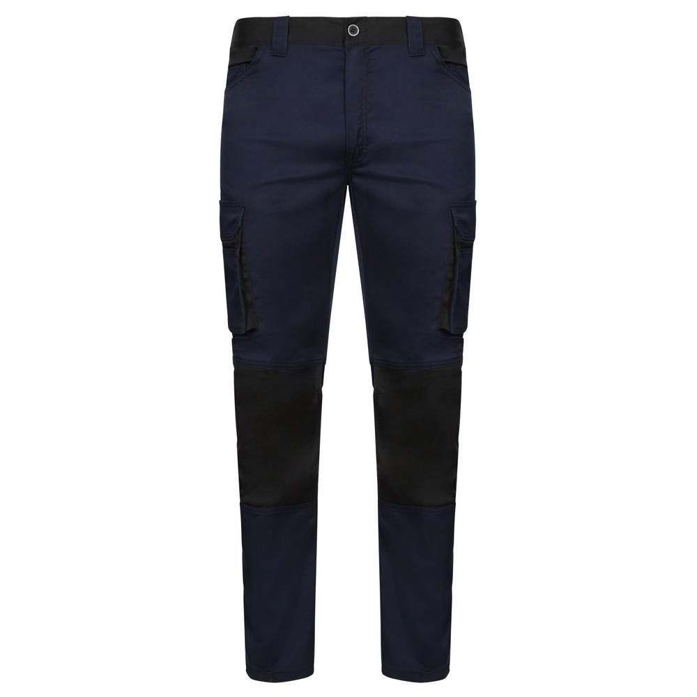 pantaloni velilla elasticizzati solid match cod 103031s navy/nero 34