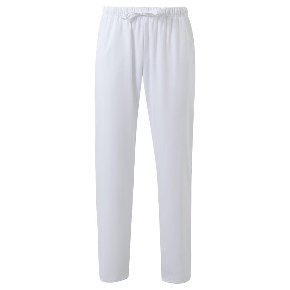 pantaloni velilla  microfibra con lacci cod 533007 bianco xs
