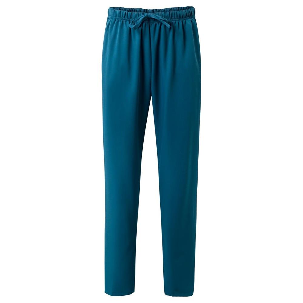 pantaloni velilla  microfibra con lacci cod 533007 blu oceano xs