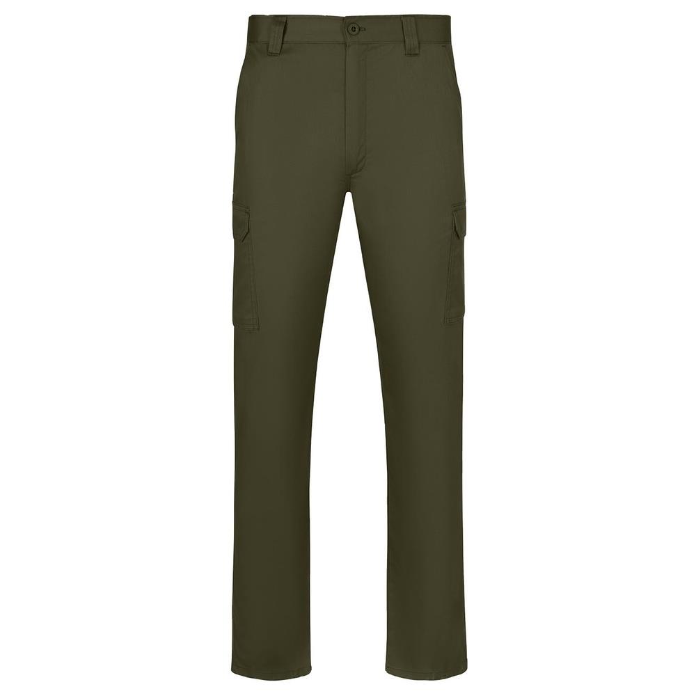 pantaloni velilla multitasche cod 103026 verde militare 34