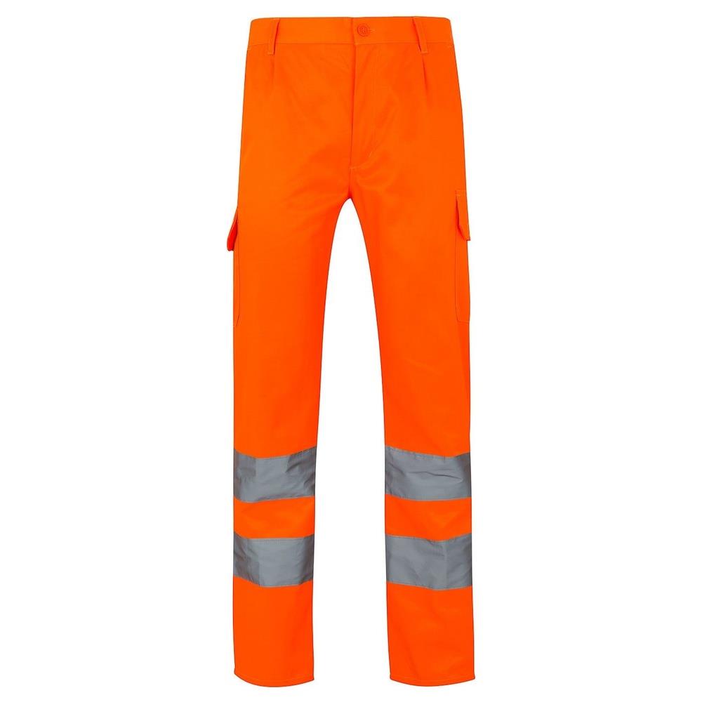 pantaloni velilla multitasche cod 303006 arancio fluo s