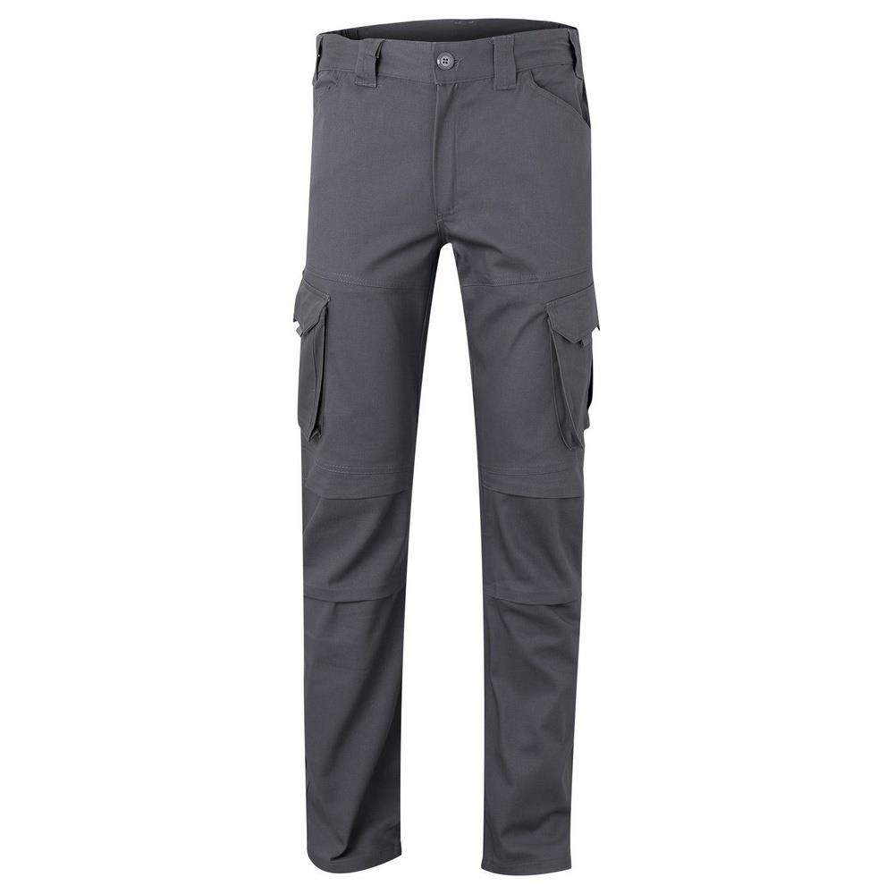 pantaloni velilla multitasche cotone elasticizza cod 103012s grigio s