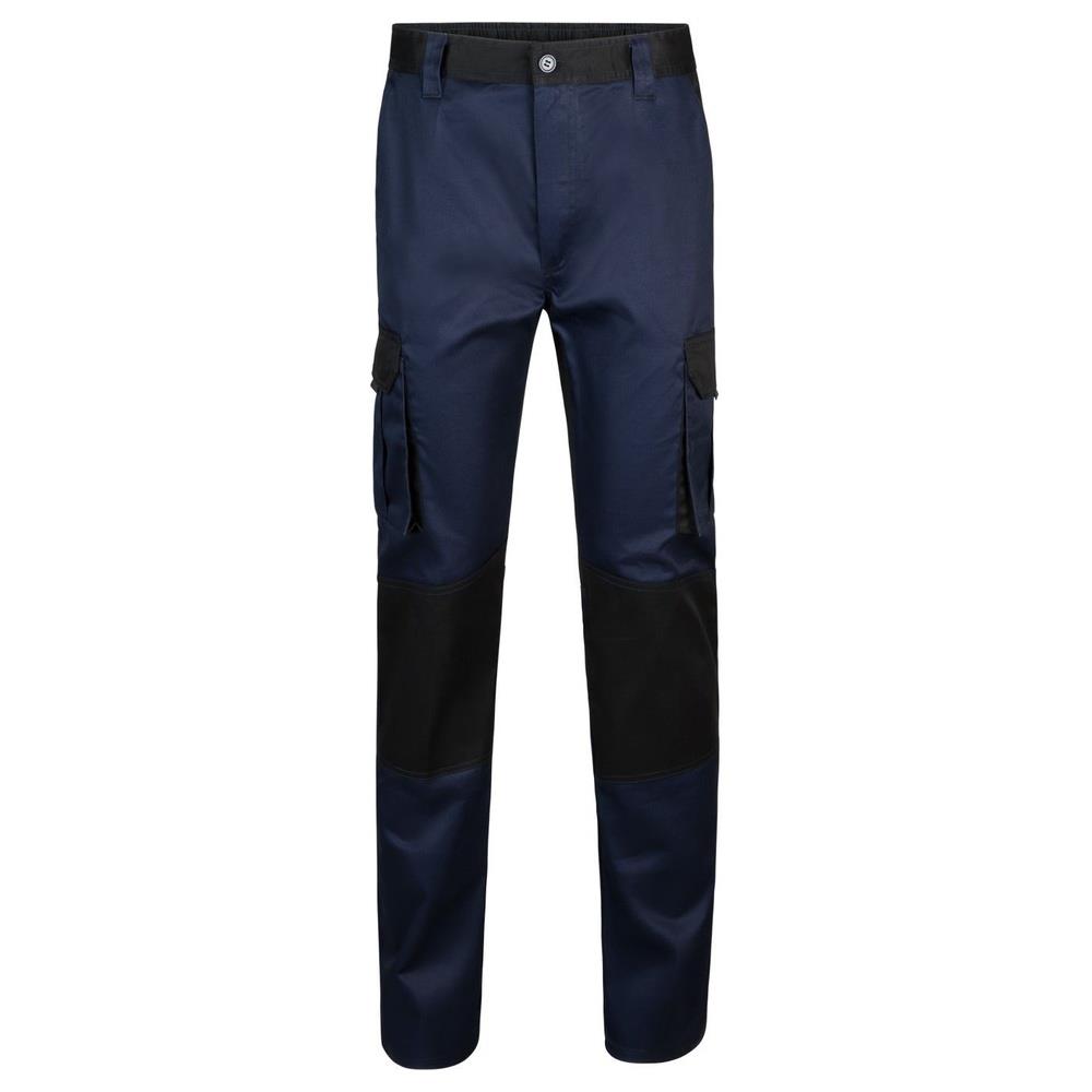 pantaloni velilla multitasche solid match cod 103020b navy/nero 34