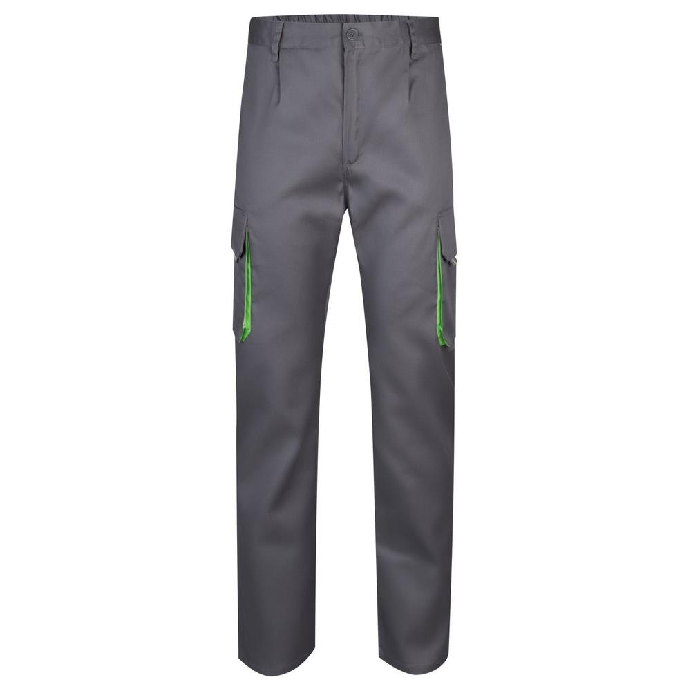 pantaloni velilla multitasche total match cod 103004 grigio/chartreuse 34