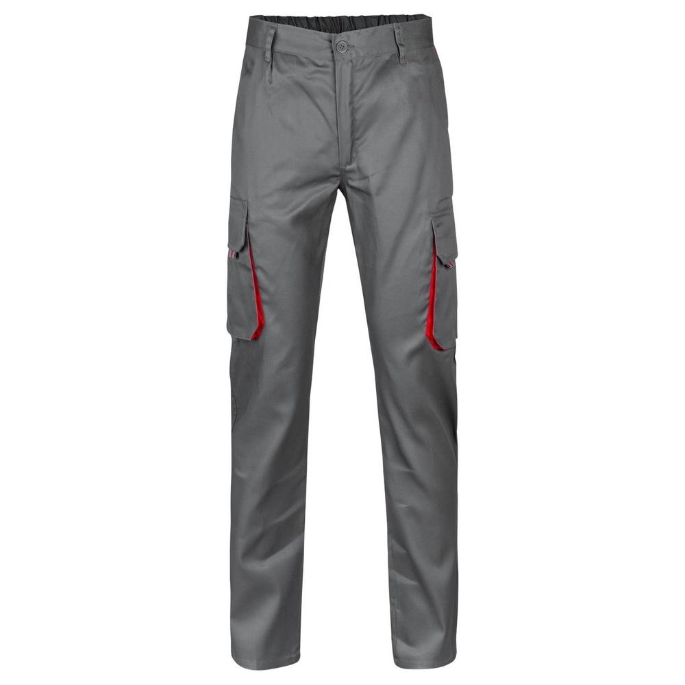 pantaloni velilla multitasche total match cod 103004 grigio/rosso 34