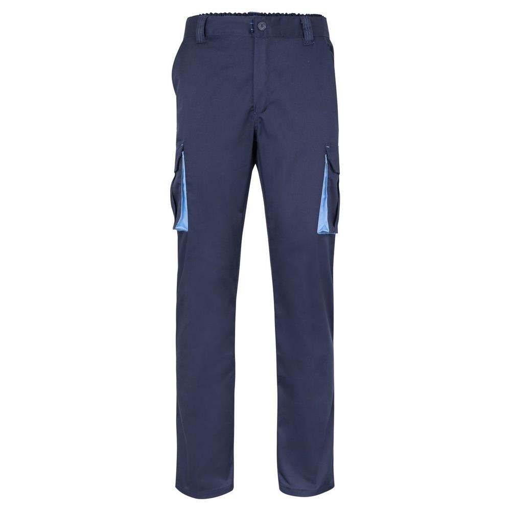 pantaloni velilla multitasche total match cod 103004 navy/celeste 34