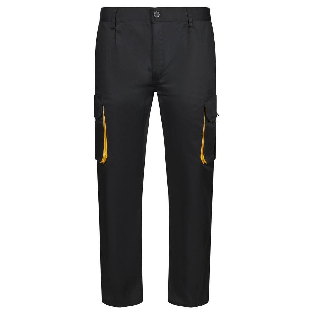 pantaloni velilla multitasche total match cod 103004 nero/giallo 34