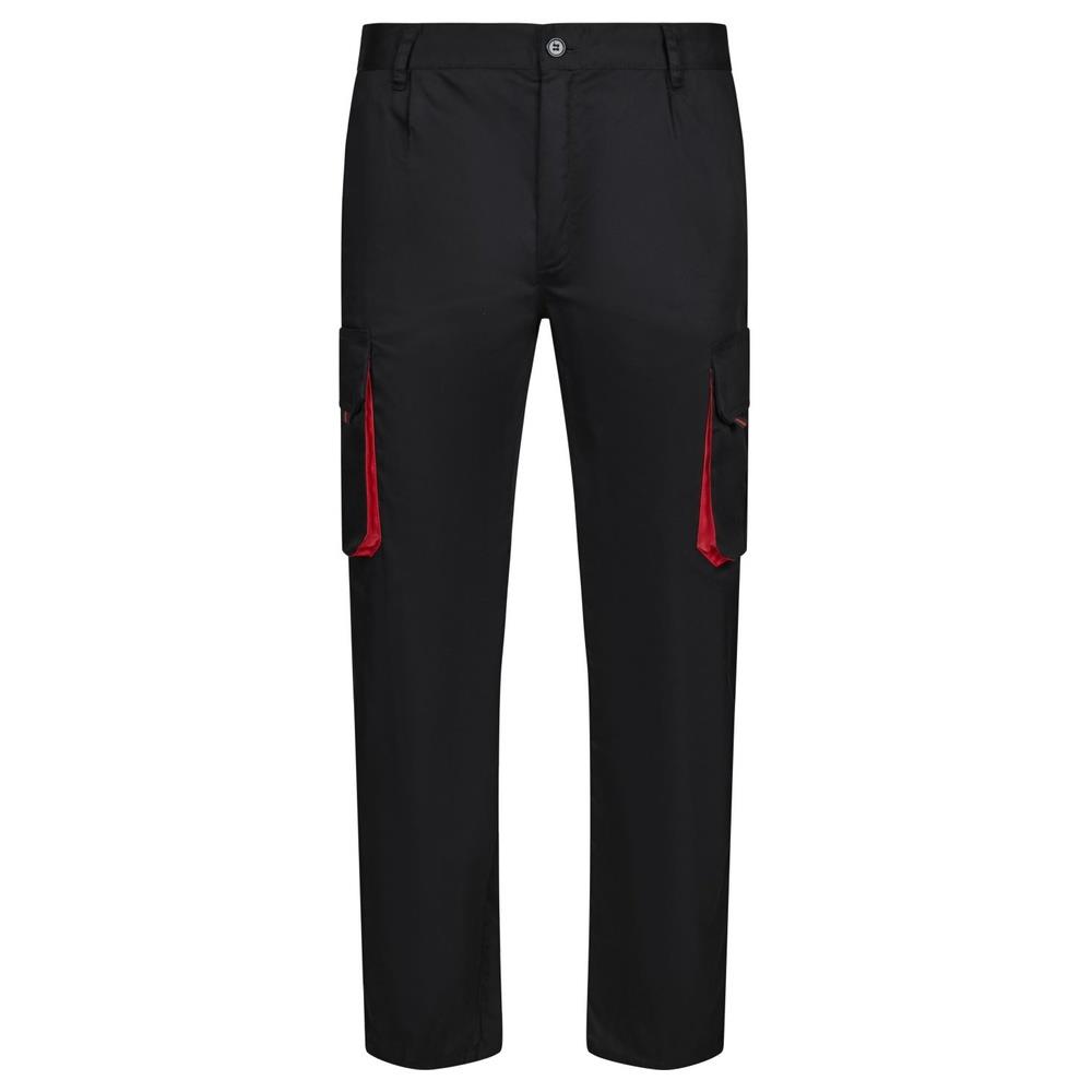 pantaloni velilla multitasche total match cod 103004 nero/rosso 34